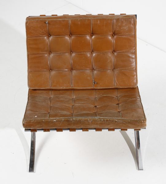 MIES VAN DER ROHE LUDWIG (1886 - 1969) : Poltrona Barcelona  - Asta Asta 393 | DESIGN E ARTI DECORATIVE DEL NOVECENTO Online - Associazione Nazionale - Case d'Asta italiane