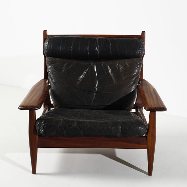 MANIFATTURA BRASILIANA : Poltrona  - Asta Asta 393 | DESIGN E ARTI DECORATIVE DEL NOVECENTO Online - Associazione Nazionale - Case d'Asta italiane