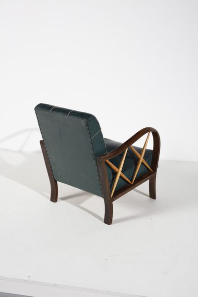 BUFFA PAOLO (1903 - 1970) : nello stile di . Coppia di poltrone  - Asta Asta 393 | DESIGN E ARTI DECORATIVE DEL NOVECENTO Online - Associazione Nazionale - Case d'Asta italiane