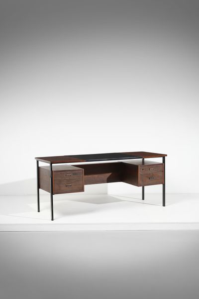 HAUNER CARLO  (1927 - 1996) : attribuito. Scrivania  - Asta Asta 393 | DESIGN E ARTI DECORATIVE DEL NOVECENTO Online - Associazione Nazionale - Case d'Asta italiane