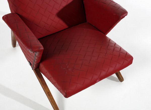 ALBINI FRANCO (1905 - 1977) : nello stile di. Poltrona  - Asta Asta 393 | DESIGN E ARTI DECORATIVE DEL NOVECENTO Online - Associazione Nazionale - Case d'Asta italiane