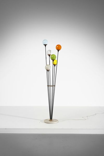 STILNOVO : Lampada da terra Alberello  - Asta Asta 393 | DESIGN E ARTI DECORATIVE DEL NOVECENTO Online - Associazione Nazionale - Case d'Asta italiane