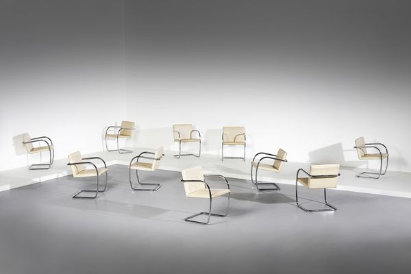 MANIFATTURA ITALIANA : Dieci sedie  - Asta Asta 393 | DESIGN E ARTI DECORATIVE DEL NOVECENTO Online - Associazione Nazionale - Case d'Asta italiane