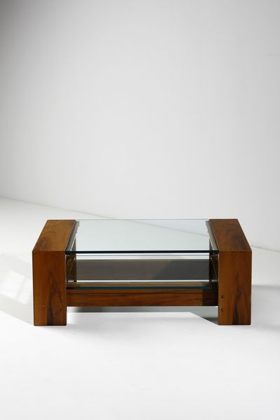 OFFICINA RIVADOSSI : Tavolino da salotto  - Asta Asta 393 | DESIGN E ARTI DECORATIVE DEL NOVECENTO Online - Associazione Nazionale - Case d'Asta italiane