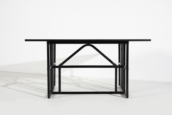 PIERO PALANGE & WERTHER TOFFOLONI : Tavolo consolle apribile per Gervasoni  - Asta Asta 393 | DESIGN E ARTI DECORATIVE DEL NOVECENTO Online - Associazione Nazionale - Case d'Asta italiane