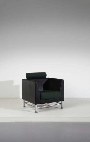 SOTTSASS ETTORE (1917 - 2007) : Poltrona Eastside per Knoll International  - Asta Asta 393 | DESIGN E ARTI DECORATIVE DEL NOVECENTO Online - Associazione Nazionale - Case d'Asta italiane