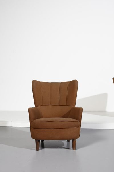 PONTI GIO (1891 - 1979) : Coppia di poltrone  - Asta Asta 393 | DESIGN E ARTI DECORATIVE DEL NOVECENTO Online - Associazione Nazionale - Case d'Asta italiane