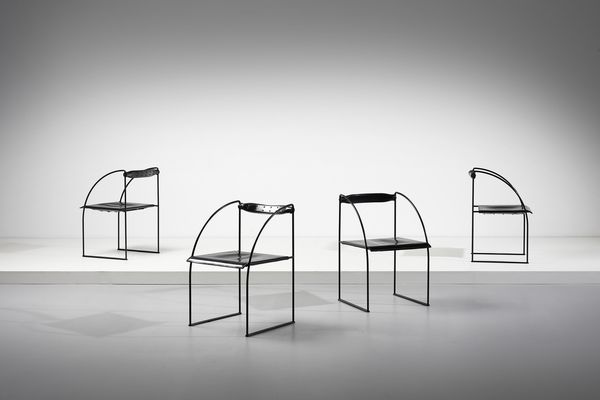 SORO FRANCESCO : Quattro sedie Patoz per ICF  - Asta Asta 393 | DESIGN E ARTI DECORATIVE DEL NOVECENTO Online - Associazione Nazionale - Case d'Asta italiane