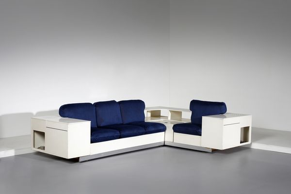 MANIFATTURA ITALIANA : Divano  - Asta Asta 393 | DESIGN E ARTI DECORATIVE DEL NOVECENTO Online - Associazione Nazionale - Case d'Asta italiane