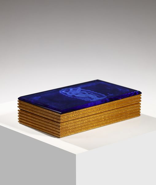 GIO PONTI & PIETRO CHIESA : Scatola del tabacco per Fontana Arte  - Asta Asta 393 | DESIGN E ARTI DECORATIVE DEL NOVECENTO Online - Associazione Nazionale - Case d'Asta italiane