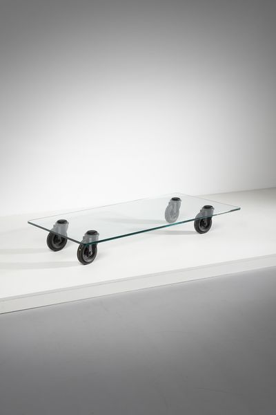 AULENTI GAE (1927 - 2012) : Tavolo per Fontana Arte  - Asta Asta 393 | DESIGN E ARTI DECORATIVE DEL NOVECENTO Online - Associazione Nazionale - Case d'Asta italiane