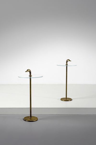 BANCI FIRENZE : Coppia di tavolini  - Asta Asta 393 | DESIGN E ARTI DECORATIVE DEL NOVECENTO Online - Associazione Nazionale - Case d'Asta italiane