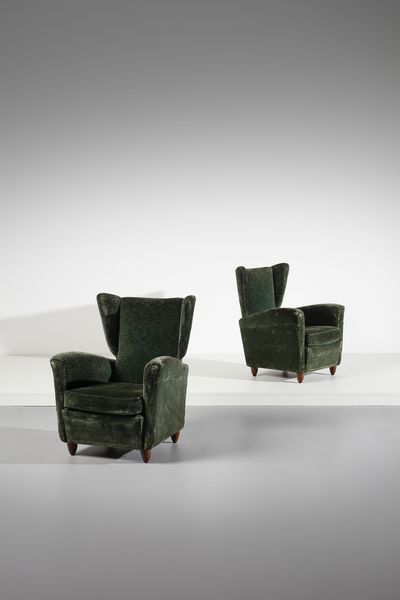 CAMEA : Coppia di Poltrone  - Asta Asta 393 | DESIGN E ARTI DECORATIVE DEL NOVECENTO Online - Associazione Nazionale - Case d'Asta italiane