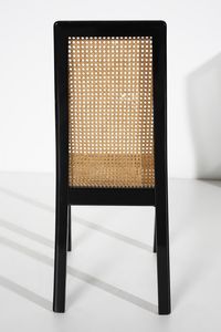 AGNOLI TITO (1931 - 2012) : Sei sedie 840 per La Montina  - Asta Asta 393 | DESIGN E ARTI DECORATIVE DEL NOVECENTO Online - Associazione Nazionale - Case d'Asta italiane