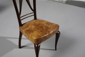 ULRICH GUGLIELMO (1904 - 1977) : attribuito. Sei sedie  - Asta Asta 393 | DESIGN E ARTI DECORATIVE DEL NOVECENTO Online - Associazione Nazionale - Case d'Asta italiane