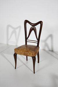 ULRICH GUGLIELMO (1904 - 1977) : attribuito. Sei sedie  - Asta Asta 393 | DESIGN E ARTI DECORATIVE DEL NOVECENTO Online - Associazione Nazionale - Case d'Asta italiane