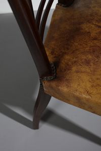 ULRICH GUGLIELMO (1904 - 1977) : attribuito. Sei sedie  - Asta Asta 393 | DESIGN E ARTI DECORATIVE DEL NOVECENTO Online - Associazione Nazionale - Case d'Asta italiane