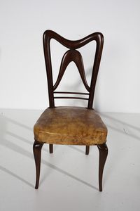 ULRICH GUGLIELMO (1904 - 1977) : attribuito. Sei sedie  - Asta Asta 393 | DESIGN E ARTI DECORATIVE DEL NOVECENTO Online - Associazione Nazionale - Case d'Asta italiane