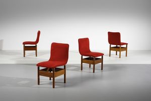 INTROINI VITTORIO (n. 1935) - Quattro sedie per Saporiti