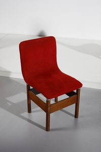 INTROINI VITTORIO (n. 1935) : Quattro sedie per Saporiti  - Asta Asta 393 | DESIGN E ARTI DECORATIVE DEL NOVECENTO Online - Associazione Nazionale - Case d'Asta italiane