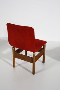 INTROINI VITTORIO (n. 1935) : Quattro sedie per Saporiti  - Asta Asta 393 | DESIGN E ARTI DECORATIVE DEL NOVECENTO Online - Associazione Nazionale - Case d'Asta italiane