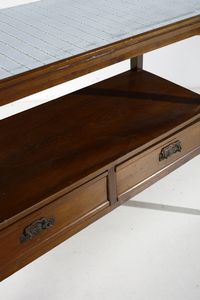 BASILE ERNESTO (1857 - 1932) : Tavolo per Ducrot Palermo  - Asta Asta 393 | DESIGN E ARTI DECORATIVE DEL NOVECENTO Online - Associazione Nazionale - Case d'Asta italiane