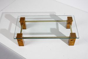 RIZZO WILLY (1928 - 2013) : attribuito. Tavolino da salotto  - Asta Asta 393 | DESIGN E ARTI DECORATIVE DEL NOVECENTO Online - Associazione Nazionale - Case d'Asta italiane