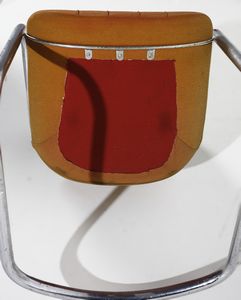 STOPPINO GIOTTO (n. 1926) : nello stile di. Quattro poltroncine  - Asta Asta 393 | DESIGN E ARTI DECORATIVE DEL NOVECENTO Online - Associazione Nazionale - Case d'Asta italiane