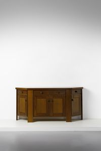 MICHELUCCI GIOVANNI (1891 - 1990) : Credenza con mensola Torbecchia per Poltronova  - Asta Asta 393 | DESIGN E ARTI DECORATIVE DEL NOVECENTO Online - Associazione Nazionale - Case d'Asta italiane
