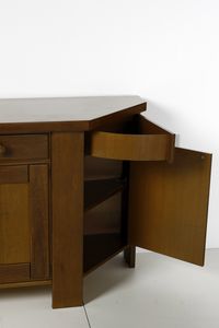 MICHELUCCI GIOVANNI (1891 - 1990) : Credenza con mensola Torbecchia per Poltronova  - Asta Asta 393 | DESIGN E ARTI DECORATIVE DEL NOVECENTO Online - Associazione Nazionale - Case d'Asta italiane