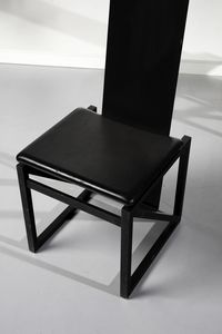 KUROKAWA KISHO (1934 - 2007) : Quattro sedie Edo per PPM Corporation  - Asta Asta 393 | DESIGN E ARTI DECORATIVE DEL NOVECENTO Online - Associazione Nazionale - Case d'Asta italiane