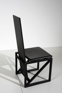 KUROKAWA KISHO (1934 - 2007) : Quattro sedie Edo per PPM Corporation  - Asta Asta 393 | DESIGN E ARTI DECORATIVE DEL NOVECENTO Online - Associazione Nazionale - Case d'Asta italiane