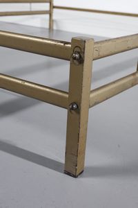 OSVALDO BORSANI e ARNALDO POMODORO : Letto  - Asta Asta 393 | DESIGN E ARTI DECORATIVE DEL NOVECENTO Online - Associazione Nazionale - Case d'Asta italiane