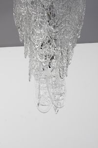 MANIFATTURA MURANESE : Coppia di lampade a sospensione  - Asta Asta 393 | DESIGN E ARTI DECORATIVE DEL NOVECENTO Online - Associazione Nazionale - Case d'Asta italiane