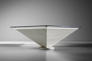 MANIFATTURA ITALIANA : Grande tavolo  - Asta Asta 393 | DESIGN E ARTI DECORATIVE DEL NOVECENTO Online - Associazione Nazionale - Case d'Asta italiane