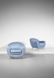 MANIFATTURA ITALIANA - Coppia di poltrone