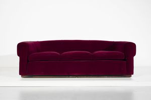 ULRICH GUGLIELMO (1904 - 1977) : attribuito. Divano  - Asta Asta 393 | DESIGN E ARTI DECORATIVE DEL NOVECENTO Online - Associazione Nazionale - Case d'Asta italiane