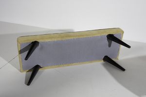 MANIFATTURA ITALIANA : Coppia di panchette  - Asta Asta 393 | DESIGN E ARTI DECORATIVE DEL NOVECENTO Online - Associazione Nazionale - Case d'Asta italiane