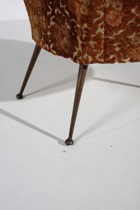 MANIFATTURA ITALIANA : Coppia di poltroncine  - Asta Asta 393 | DESIGN E ARTI DECORATIVE DEL NOVECENTO Online - Associazione Nazionale - Case d'Asta italiane