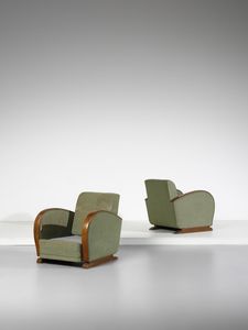 MANIFATTURA ITALIANA - Coppia di poltrone
