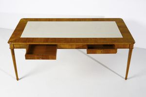 MANIFATTURA ITALIANA : Scrivania  - Asta Asta 393 | DESIGN E ARTI DECORATIVE DEL NOVECENTO Online - Associazione Nazionale - Case d'Asta italiane