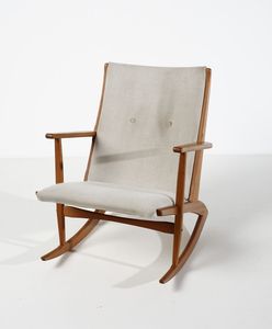JENSEN GEORG : Rocking chair  - Asta Asta 393 | DESIGN E ARTI DECORATIVE DEL NOVECENTO Online - Associazione Nazionale - Case d'Asta italiane