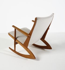 JENSEN GEORG : Rocking chair  - Asta Asta 393 | DESIGN E ARTI DECORATIVE DEL NOVECENTO Online - Associazione Nazionale - Case d'Asta italiane