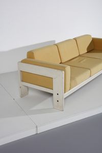 SCARPA AFRA (1937 -2011) & TOBIA (n. 1935) : Divano Bastiano per Gavina  - Asta Asta 393 | DESIGN E ARTI DECORATIVE DEL NOVECENTO Online - Associazione Nazionale - Case d'Asta italiane