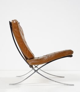 MIES VAN DER ROHE LUDWIG (1886 - 1969) : Poltrona Barcelona  - Asta Asta 393 | DESIGN E ARTI DECORATIVE DEL NOVECENTO Online - Associazione Nazionale - Case d'Asta italiane