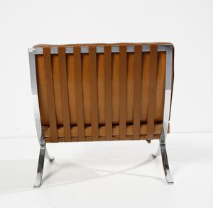 MIES VAN DER ROHE LUDWIG (1886 - 1969) : Poltrona Barcelona  - Asta Asta 393 | DESIGN E ARTI DECORATIVE DEL NOVECENTO Online - Associazione Nazionale - Case d'Asta italiane