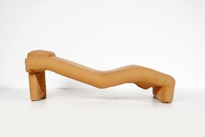 OLIVIER MOURGUE  (n. 1939) : attribuito. Chaise longue  - Asta Asta 393 | DESIGN E ARTI DECORATIVE DEL NOVECENTO Online - Associazione Nazionale - Case d'Asta italiane