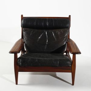 MANIFATTURA BRASILIANA : Poltrona  - Asta Asta 393 | DESIGN E ARTI DECORATIVE DEL NOVECENTO Online - Associazione Nazionale - Case d'Asta italiane