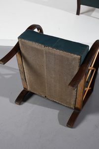 BUFFA PAOLO (1903 - 1970) : nello stile di . Coppia di poltrone  - Asta Asta 393 | DESIGN E ARTI DECORATIVE DEL NOVECENTO Online - Associazione Nazionale - Case d'Asta italiane