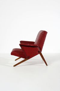 ALBINI FRANCO (1905 - 1977) : nello stile di. Poltrona  - Asta Asta 393 | DESIGN E ARTI DECORATIVE DEL NOVECENTO Online - Associazione Nazionale - Case d'Asta italiane